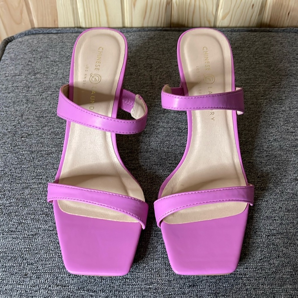 Pink 3” heels. Never worn.